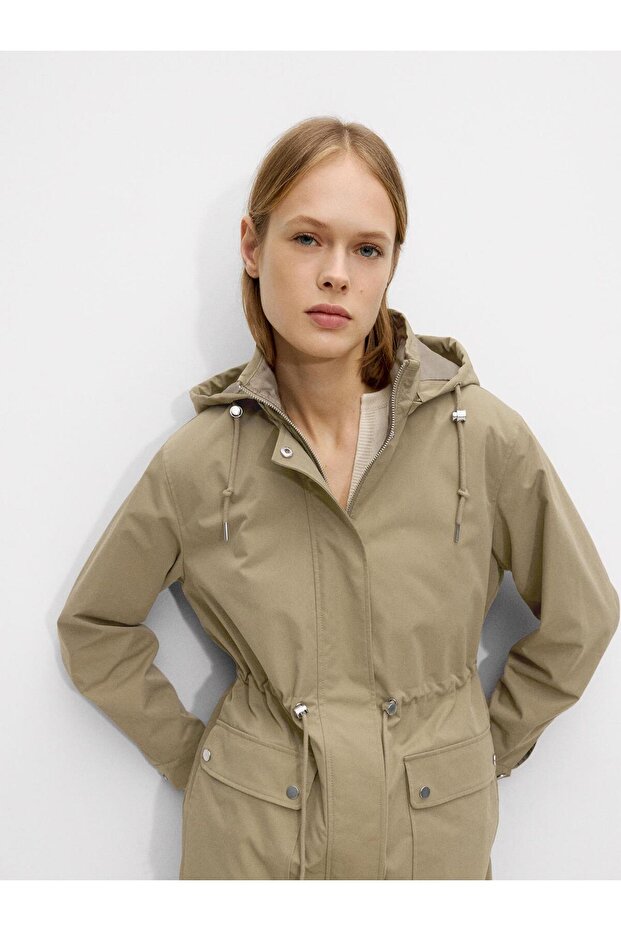 Kapüşonlu Parka - 1