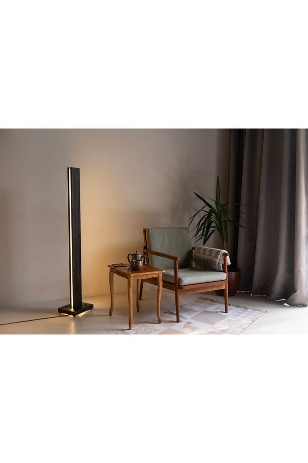 Akıllı Ahşap Led Lambader - 4