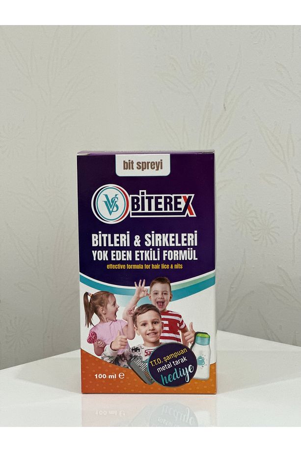 Biterex Bit Spreyi 100 ml Tto Bit Şampuanı Çelik Tarak Hediyeli - 2