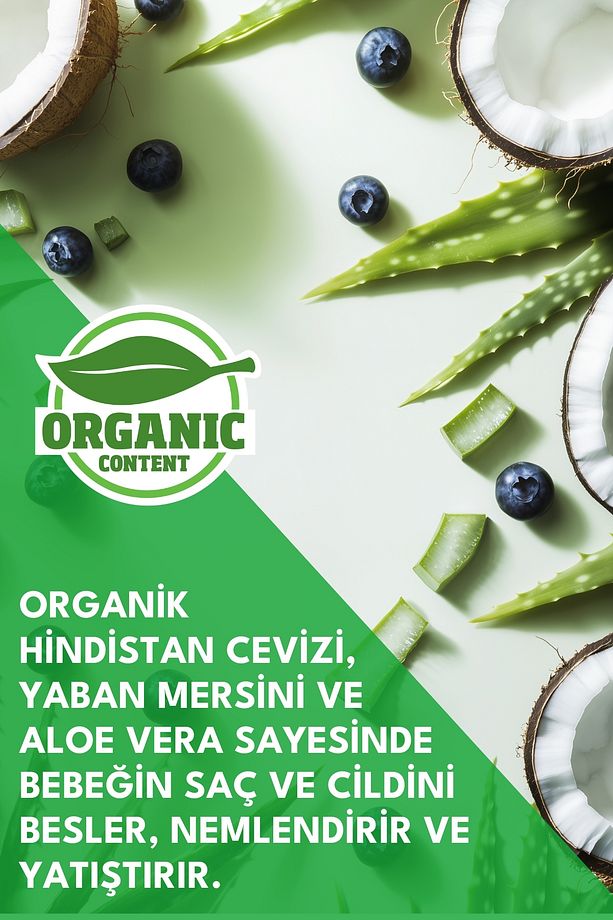 Organik Saç Ve Vücut Şampuanı 200 ml - 4