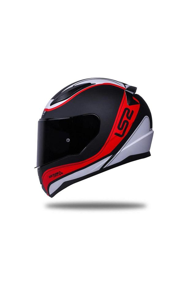 Rapid Deeper Mat Kırmızı-siyah Kask Siyah Vizörlü - 3