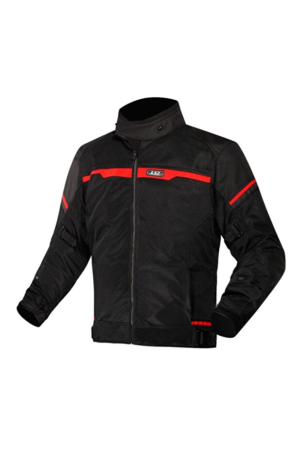 Riva Coat Black - Red - 1