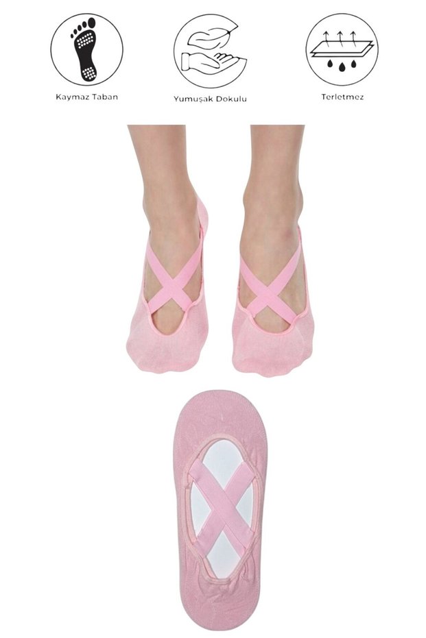 1 Piece Anti-Slip Sole Yoga Pilates Fitness Dance and Sports Socks