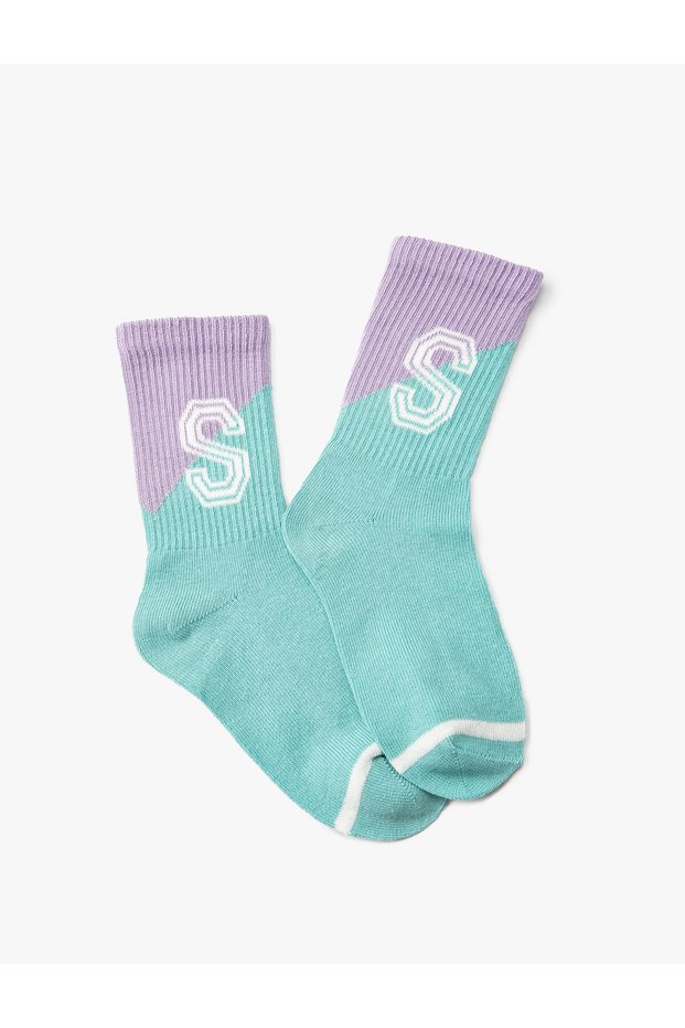 Tennis Socks Printed Cotton Blend