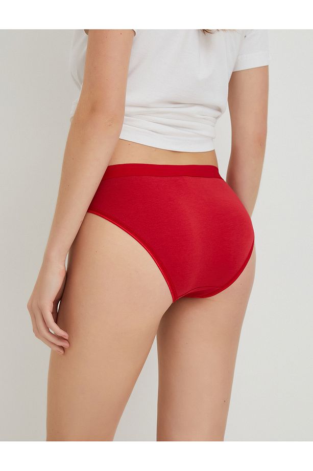 Pamuklu Külot Basic Brief Baskılı Yılbaşı Temalı - 4