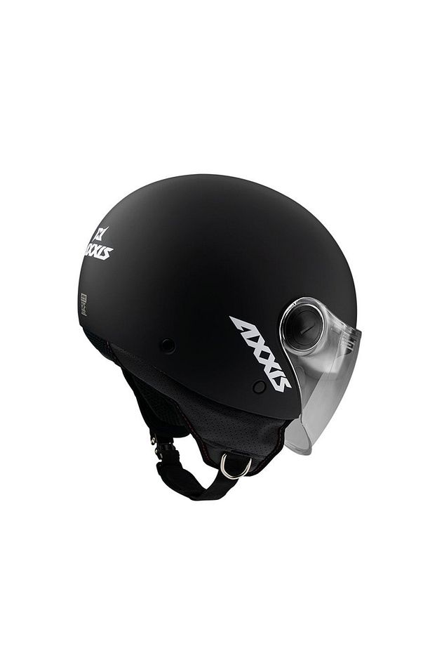 Square S Solid A1 Matt Black Yarım Motosiklet Kaskı - 2