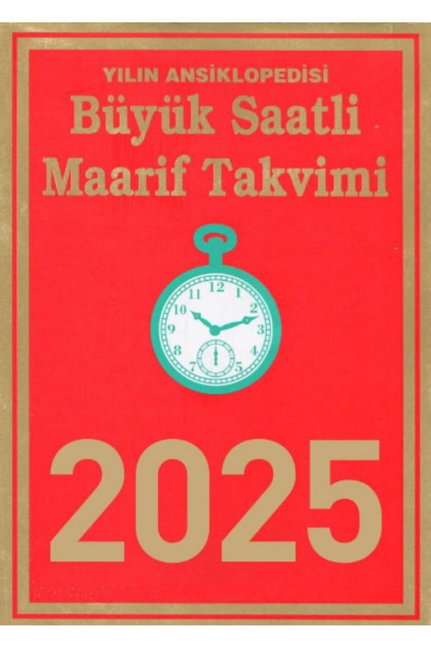 2025, saatli maarif duvar takvimi bÜYÜK bOY - 1