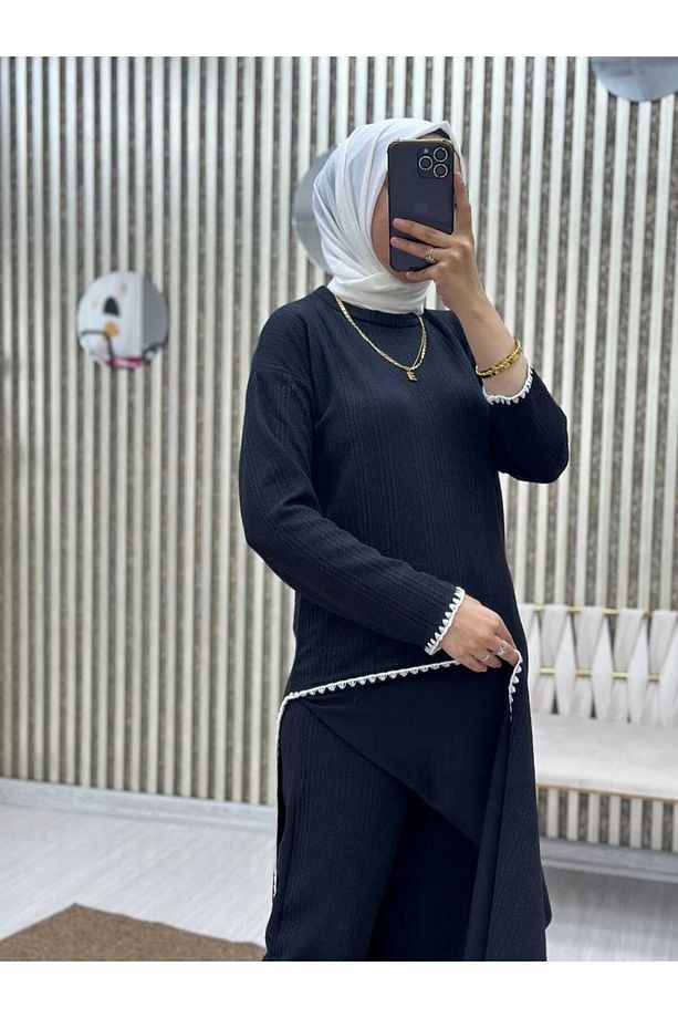 2 Lİ NAKIŞLI TAKIM PANTOLON TUNİK - 2