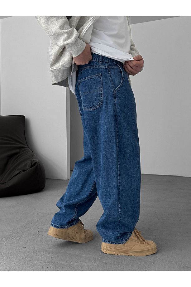 Koyu Mavi Basic Skater Fit Jean DP-07 - 4