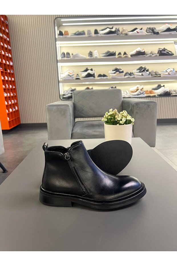 LFR-F094 DERI MERDANE BOT Siyah - 2