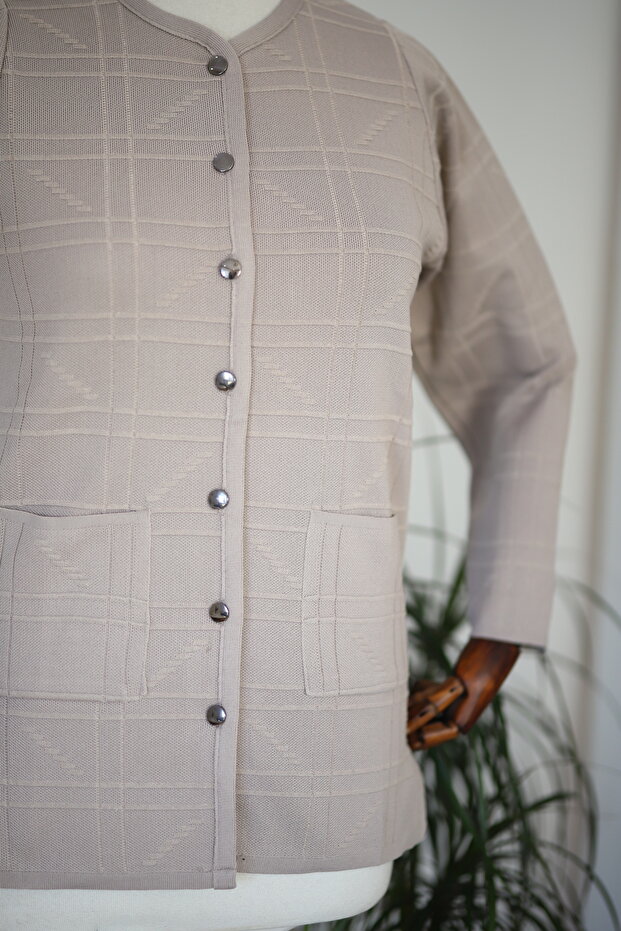 Çelik örğü anne hırka - 3