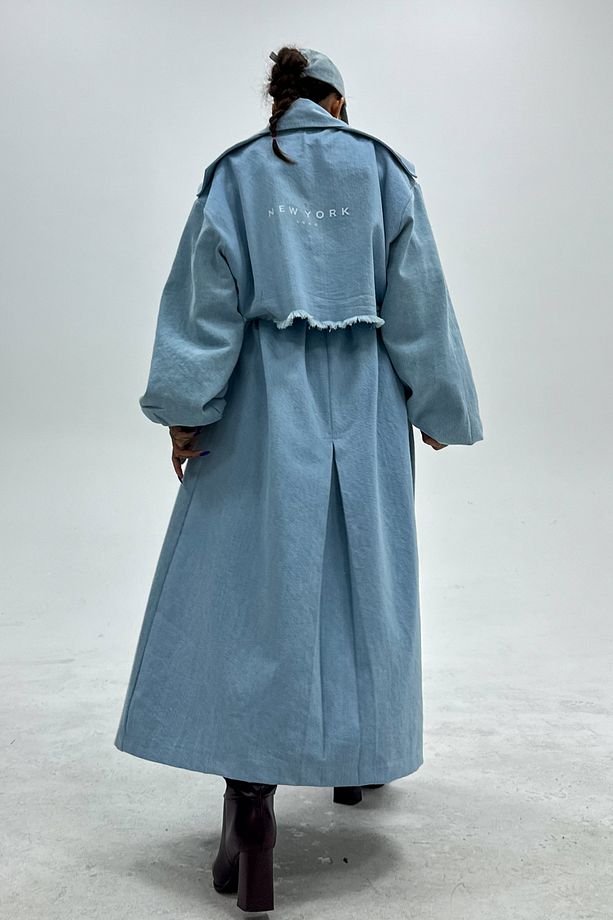 Oversize Kot Trençkot - 8