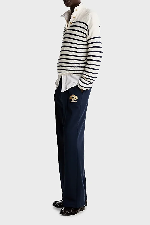 Pamuklu Regular Fit Yüksek Bel Bol Paça Jogger Pantolon - 3