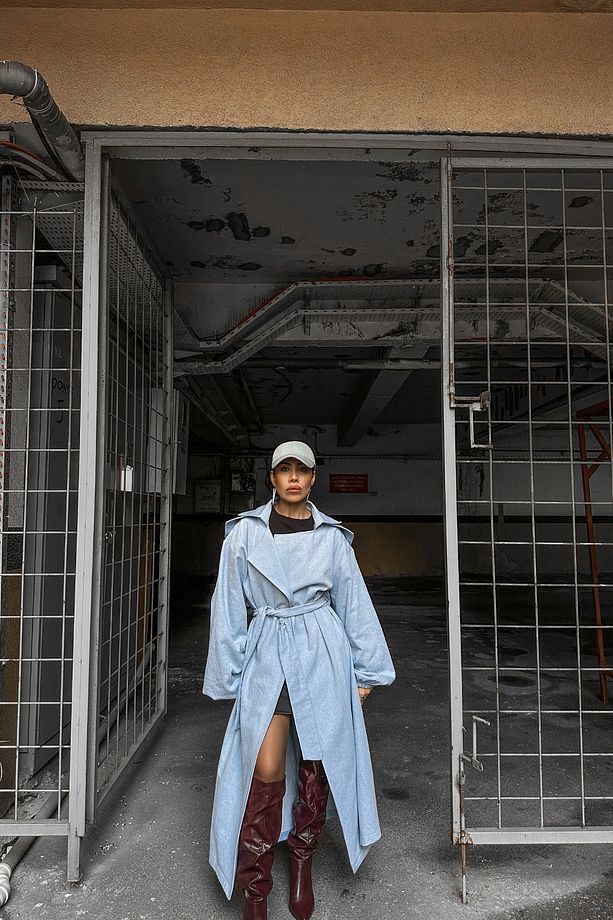 Oversize Kot Trençkot - 3