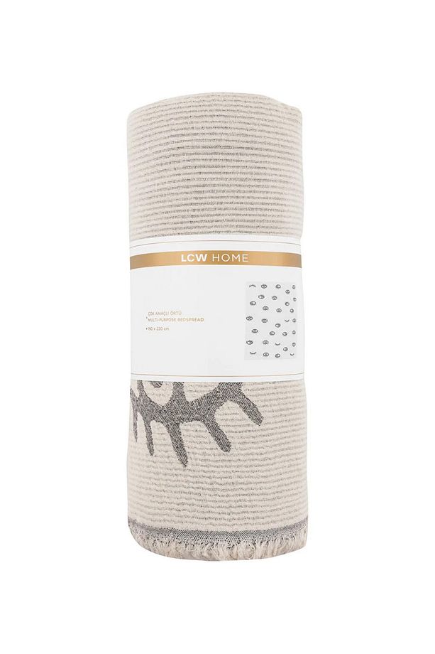 LCW HOME Karışık Göz Nakışlı Çift Kişilik Yatak Örtüsü 190x220 cm - 2
