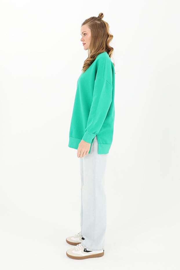 Şardonlu Sweatshirt 32108 - 5