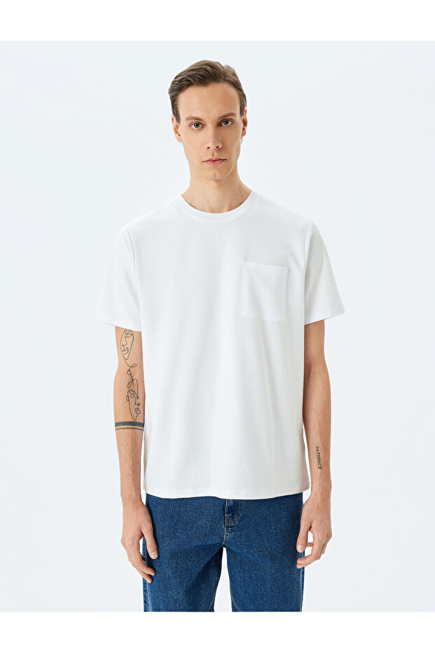 White Basic T-Shirt - 3
