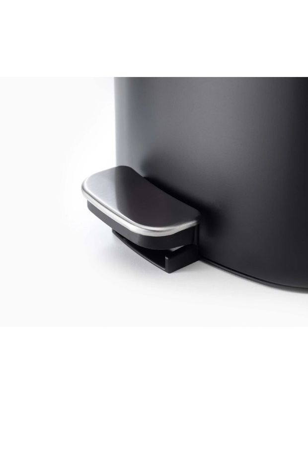 JJ Easy Store Luxe Pedallı Çöp Kovası 5 Lt Mat Siyah - 3