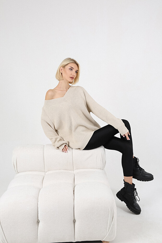 BÜYÜK BEDEN TRİKO KAZAK - 4