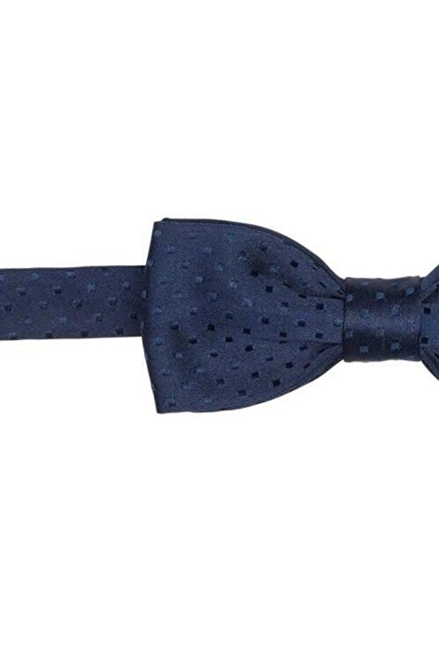 ربطة عنق بنمط الأزرق الداكن - 2