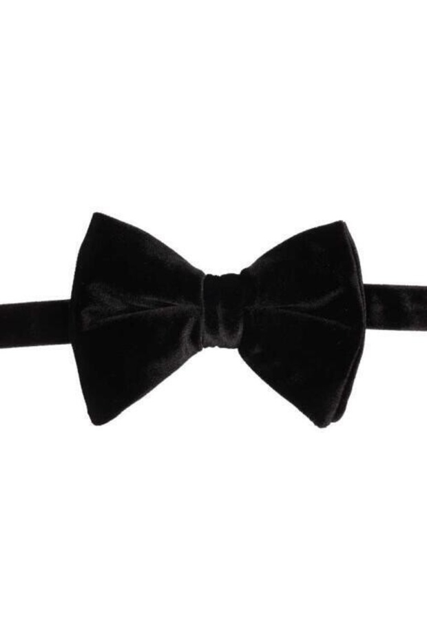 Kadife Papyon Sıyah - 1