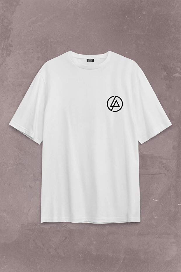 تي شيرت Linkin Park Chster Bennington One More Light Back Front مطبوع كبير الحجم للجنسين
