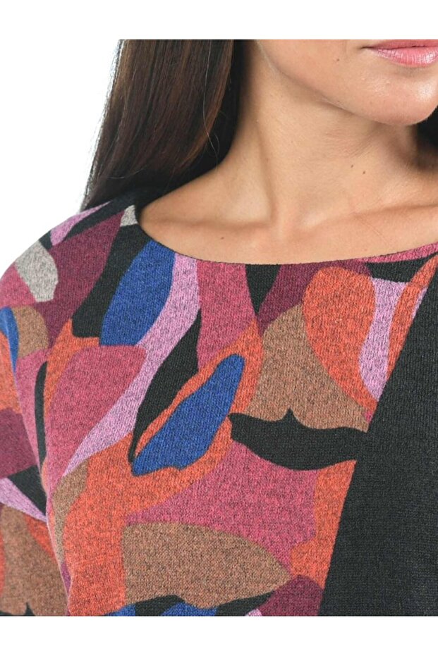 Thin Patterned Blouse - 4