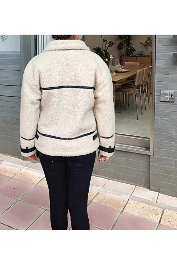 Fur Lined Suede Coat - 2