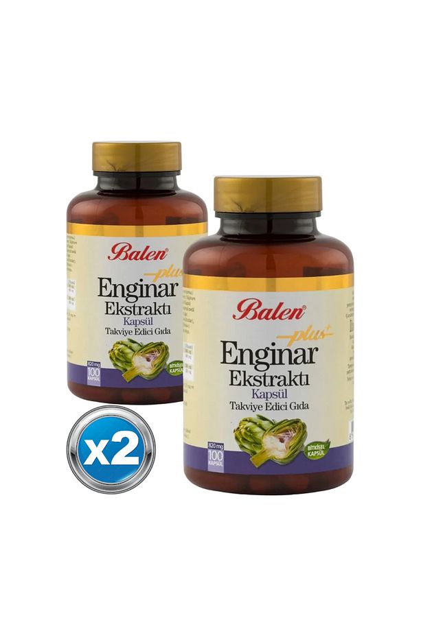 2 Adet Enginar Plus Ekstraktı Kapsülü 100 Kapsül - 1