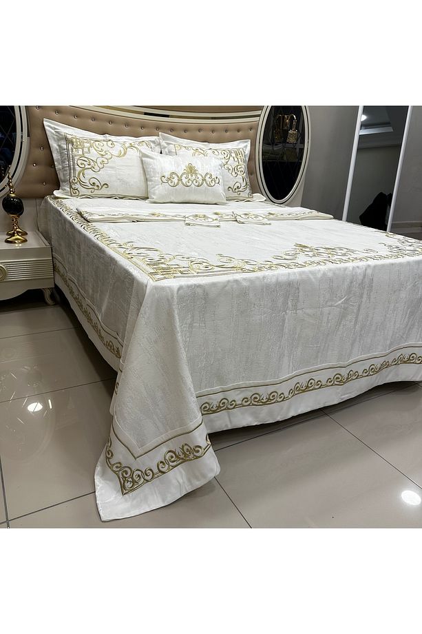 SİM SARMA 10 Parça Yatak Örtüsü Set - 5