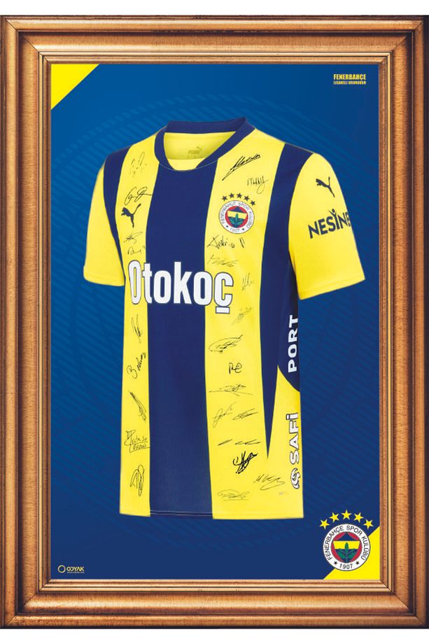 ODYAK STATIKIUM 2024-2025 FORMA TABLO İMZALI 56X80 CM STATİK KAĞIT YAPIŞKANSIZ LİSANSLI ÜRÜN - 1