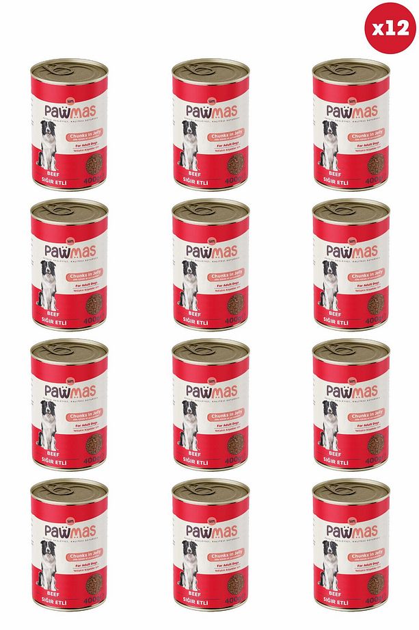 Sığır Etli Yetişkin Köpek Konservesi 400 gr X 12 Adet - 1