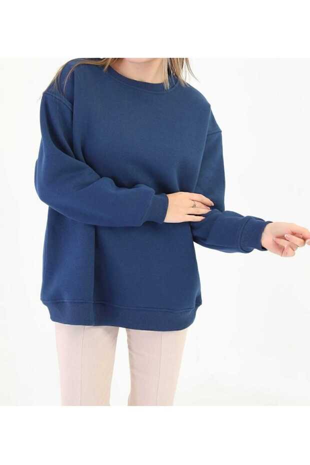 indigo unisex  sweatshirt oversize - 1