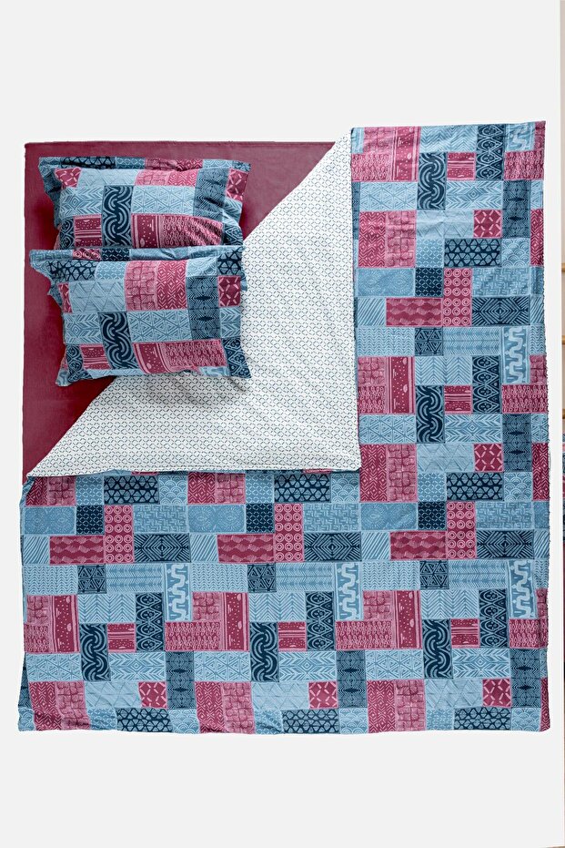 | Cover | %100 Pamuk Çift Kişilik Nevresim Takımı - 4