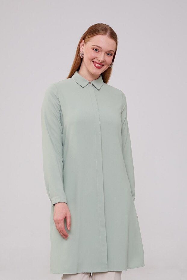 أ. تونيك شيفون أخضر - 1