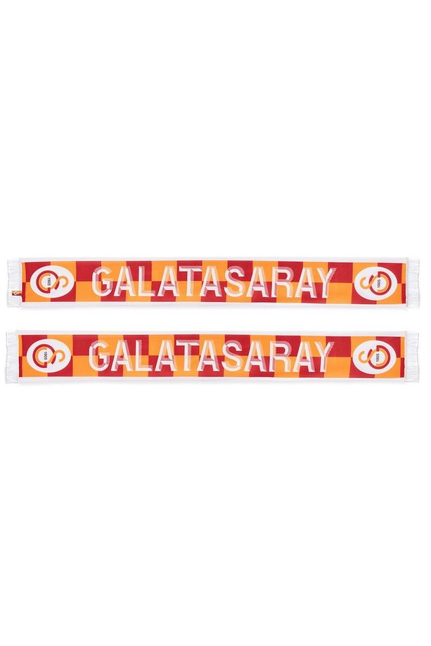 Lisanslı Sarı Kırmızı Damalı Atkı Aslan Ahşap Kutulu - 2