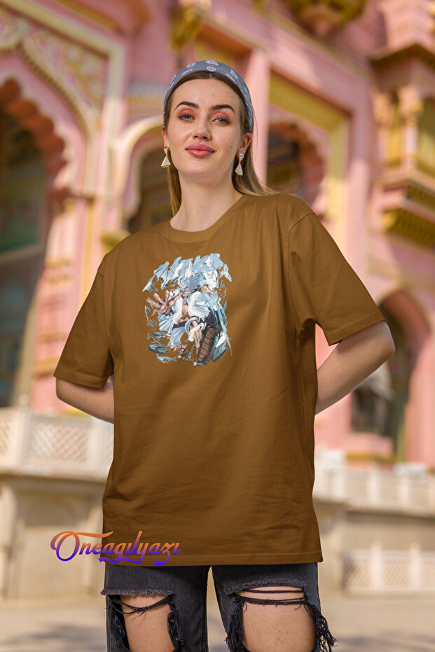 Monkey D Luffy Printed Oversize T-Shirt
