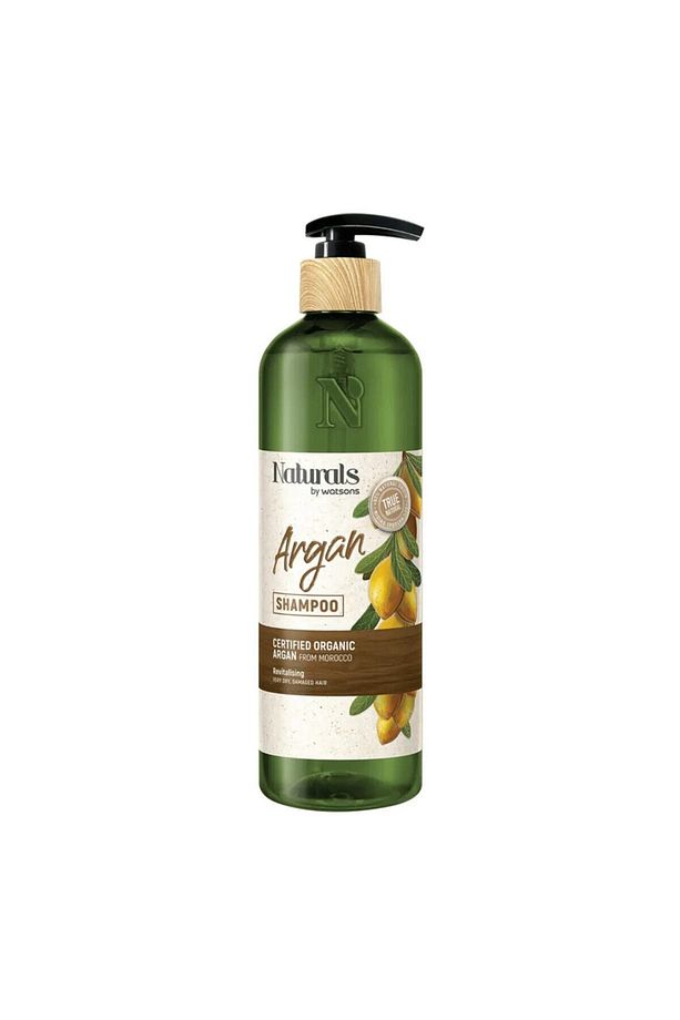 Kuru ve Yıpranmış Saçlar İçin Yenilenen Naturals by Watsons Şampuan Argan 490ml - 1