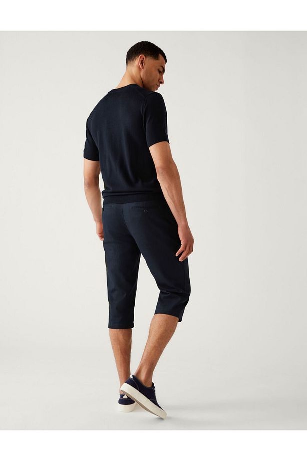 Regular Fit Keten Şort - 3