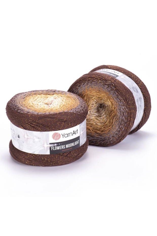 Flowers Moonlıght - Simli, Ebruli El Örgü Ebruli-3284 - 1