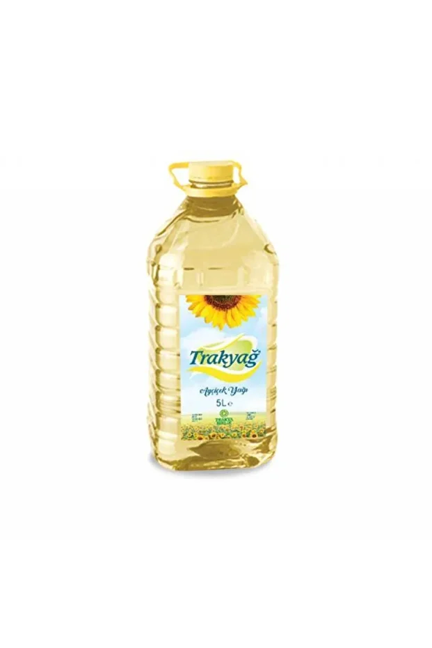 Trakya Ayçiçek Yağı 5 Lt Pet X 4 Adet (1 Koli̇ 20 Lt) - 1