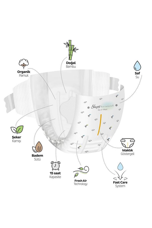 Bio Natural Premium Plus Gross Paket Bebek Bezi 6 Numara Xlarge 100 Adet - 3
