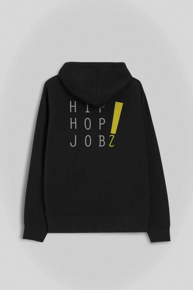 Hip Hop Jobz Jöb Z Front And Back Printed Sweatshirt Unisex Hooded Hoodie