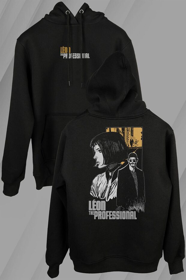 Mathilda Leon The Professional The Power of Love Front and Back Printed Sweatshirt Unisex Hooded Hoodie