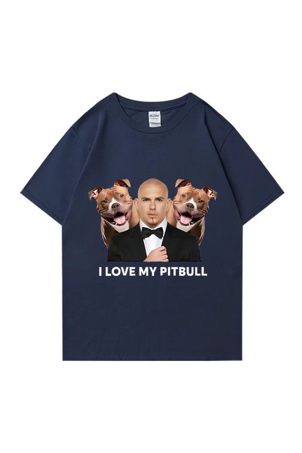 I Am My Pitbull Funny Meme T-Shirt Men Women Fashion Trend Hip Hop Short Sleeve T-Shirts Casual