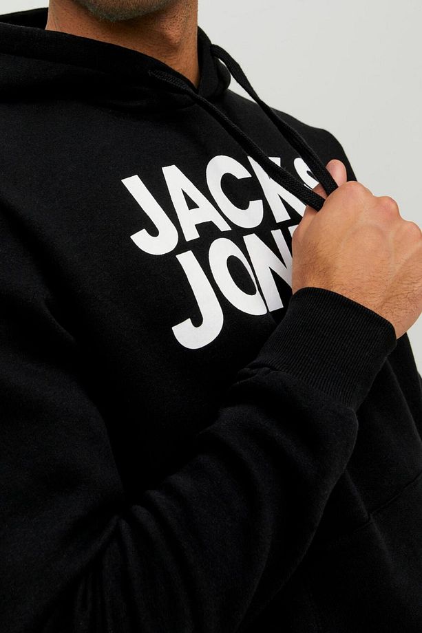12152840-22k Essentıals Jjecorp Logo Sweat Hood Noos Erkek Sweatshirt - 5