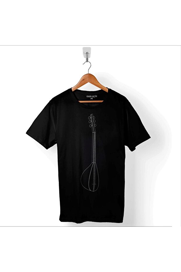 Lacing Saz Turkish Folk Music Music Musical Note Printed Tracksuit Unisex T-Shirt