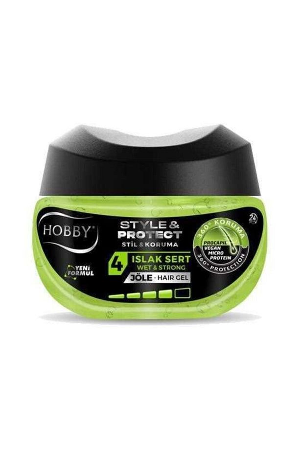 Hobby Stye&protect Saç Jölesi Islak Sert 250 ml Kavanoz - 1