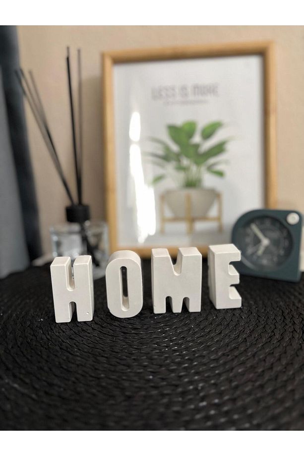 Dekoratif HOME Yazısı Biblo Kokulu - 2