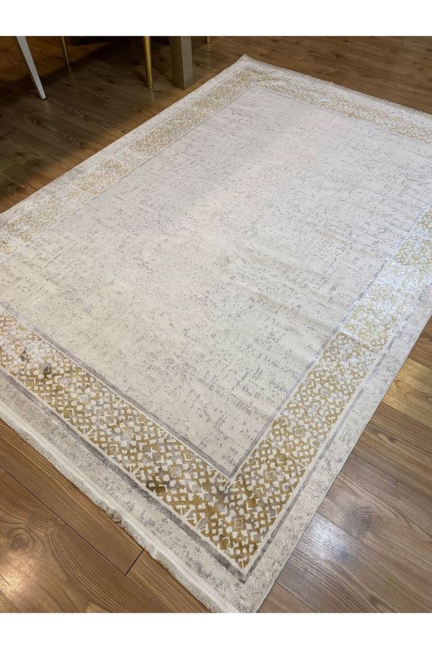 Trend Koleksiyonu 1304 Sarı Makine Halısı - 1